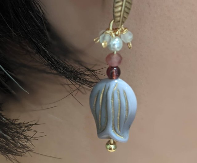 チューリップマニア ショップ 10 100 Jardin De Rosa ピアス イヤリング Pinkoi