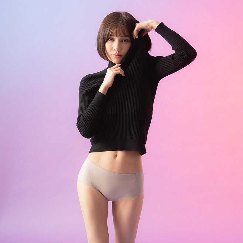 【FOOTER】極裸感無痕內褲-奶茶(女內/M-XL) - 女內衣褲 - 其他人造纖維 卡其色