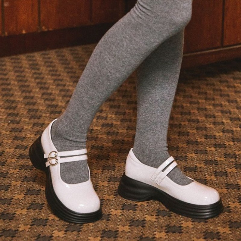 預購 SPUR Odree MaryJane Flatform Loafer 厚底樂福鞋 UA9024IV - 其他女皮鞋 - 其他材質 
