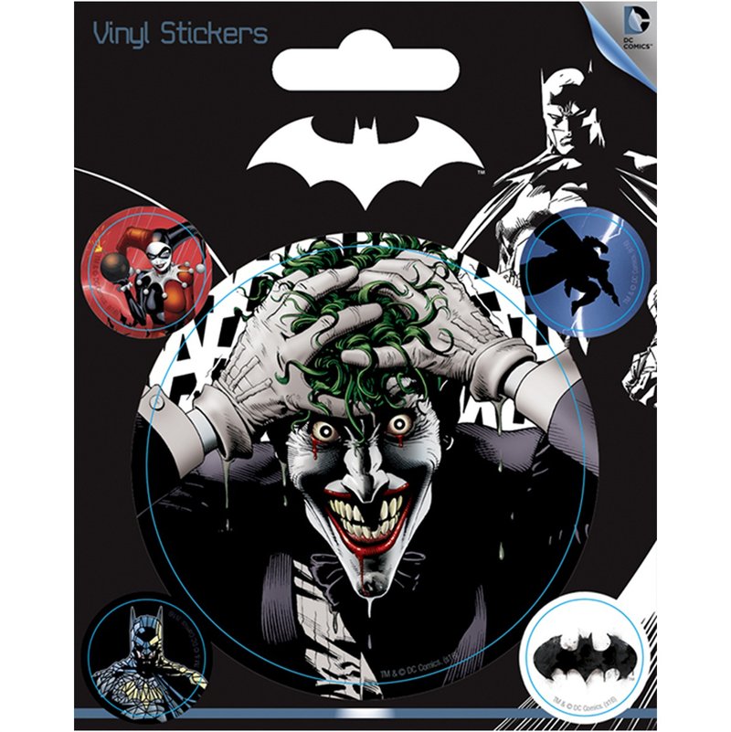 【DC】蝙蝠俠 BATMAN - 小丑主造型 - 貼紙組 - 貼紙 - 其他材質 多色