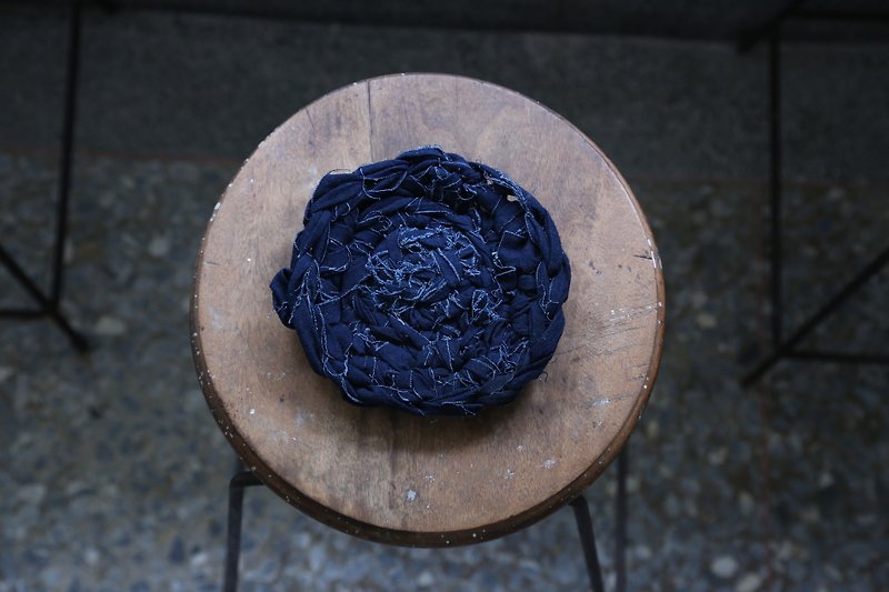 Insulation pad - dark blue cotton cloth - Place Mats & Dining Décor - Cotton & Hemp 