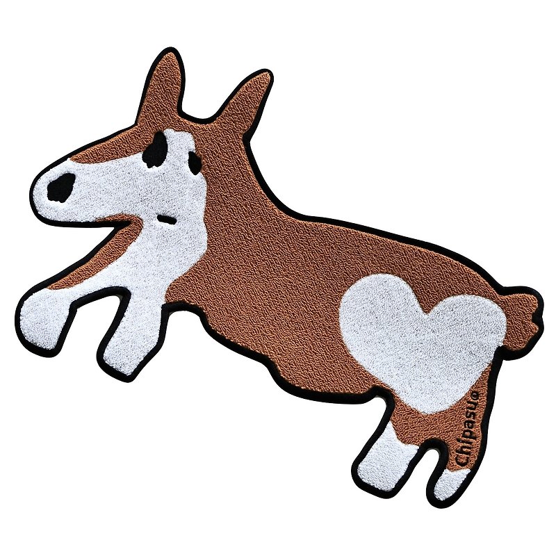 DOG RUG Vol.1 #4 Korgi pet shaped rug Korgi - พรมปูพื้น - ผ้าฝ้าย/ผ้าลินิน 