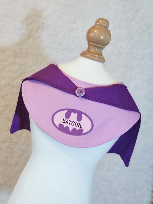 Unique Handmade HK Batgirl 女蝙蝠俠 造型 寵物圍巾/頸飾