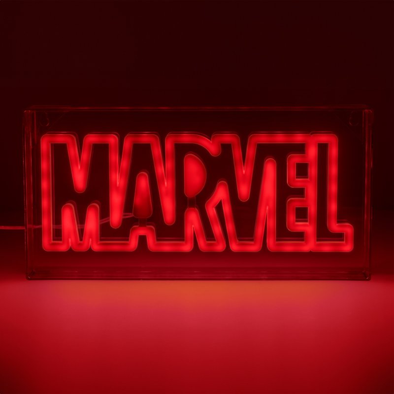 Paladone Marvel logo Neon light - โคมไฟ - พลาสติก สีใส