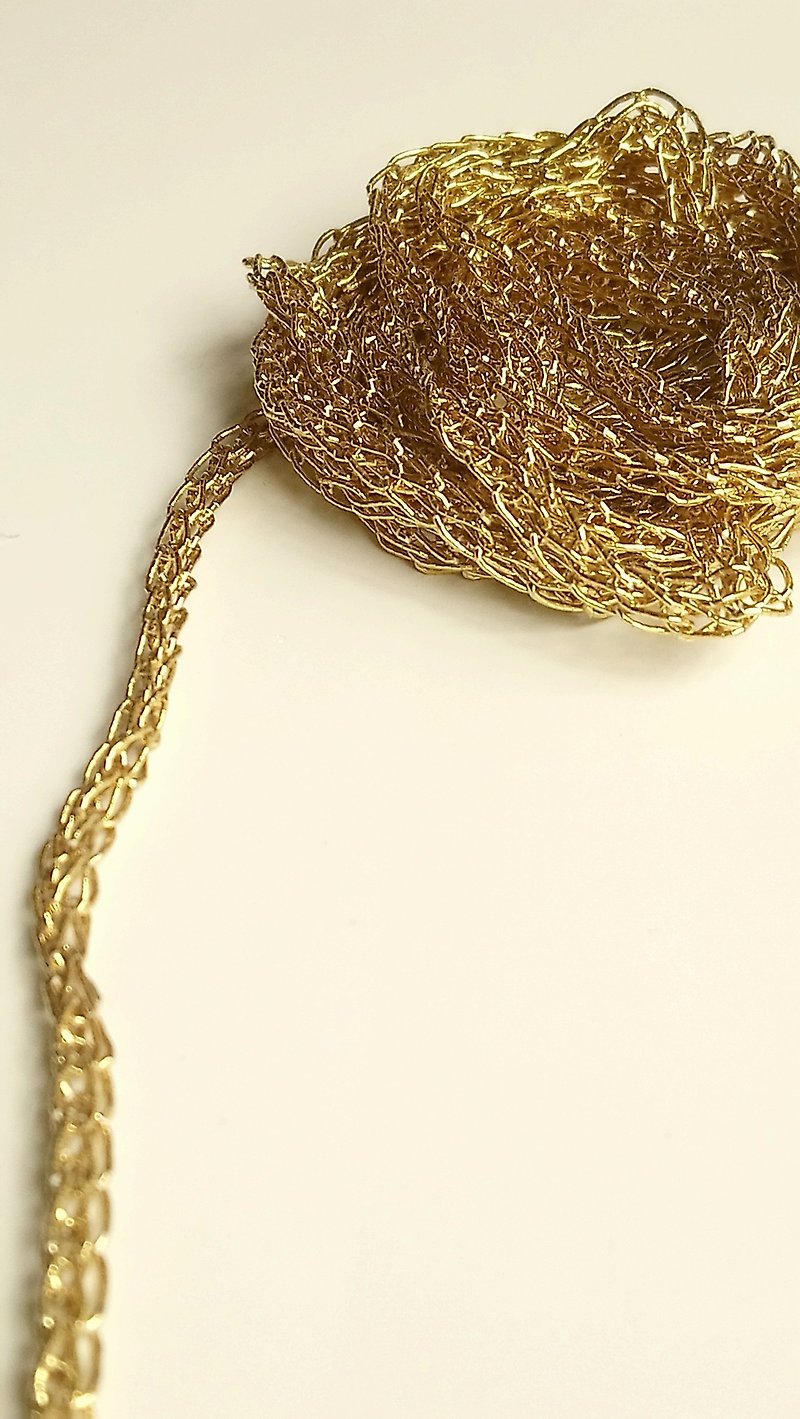 鍊子 style line 1m - Knitting, Embroidery, Felted Wool & Sewing - Polyester Gold