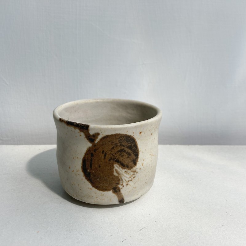Grey Glazed Teacup Single Chun - Teapots & Teacups - Pottery Khaki