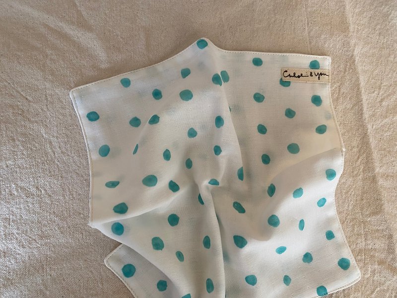 Double gauze handkerchief - small fresh Ito Naomi - Handkerchiefs & Pocket Squares - Cotton & Hemp 