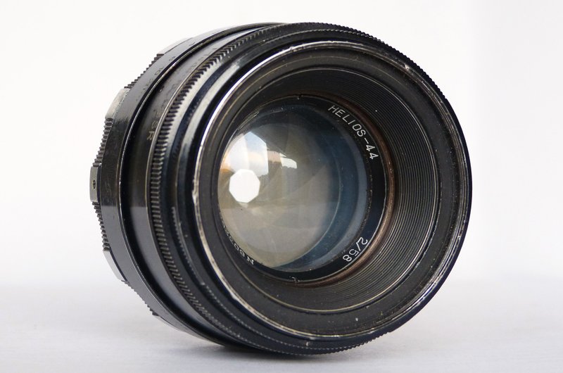 Helios-44 2/58 USSR black lens for SLR M39 mount BelOMO Zenit 8 blades - 相機/拍立得/底片相機 - 其他材質 黑色