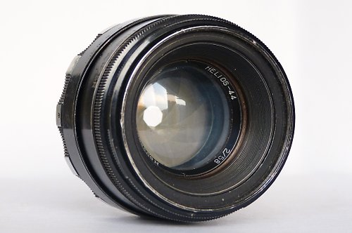 Russian photo Helios-44 2/58 USSR black lens for SLR M39 mount BelOMO Zenit 8 blades