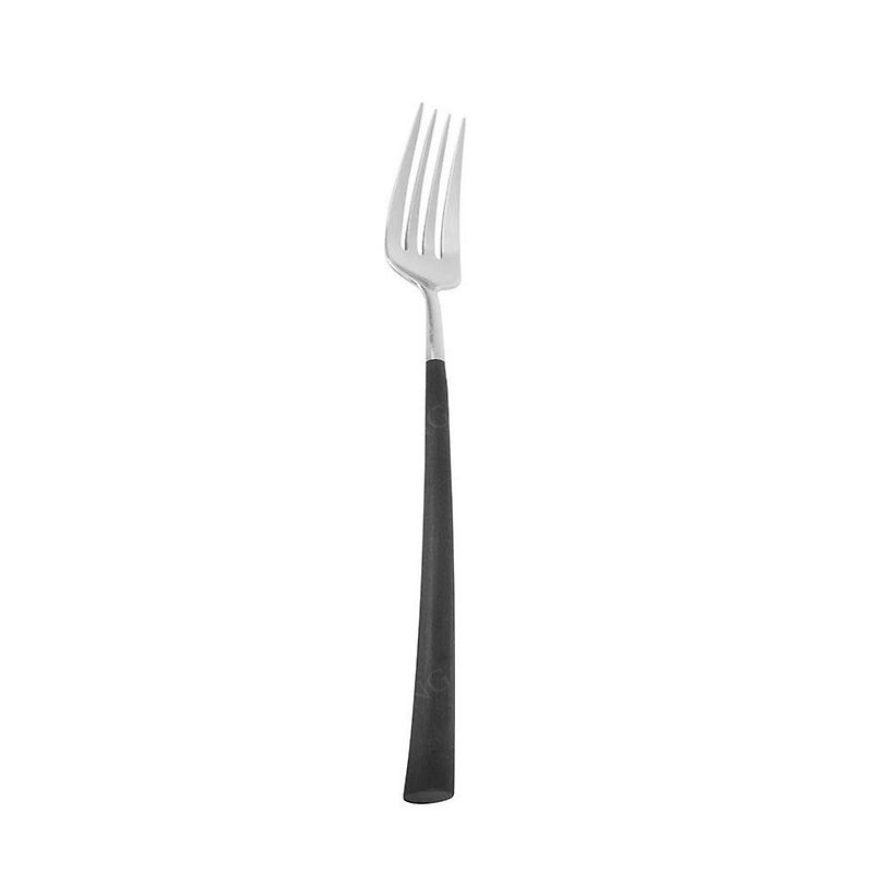 NOOR系列黑銀22.3CM主餐叉 - 刀/叉/湯匙/餐具組 - 不鏽鋼 銀色