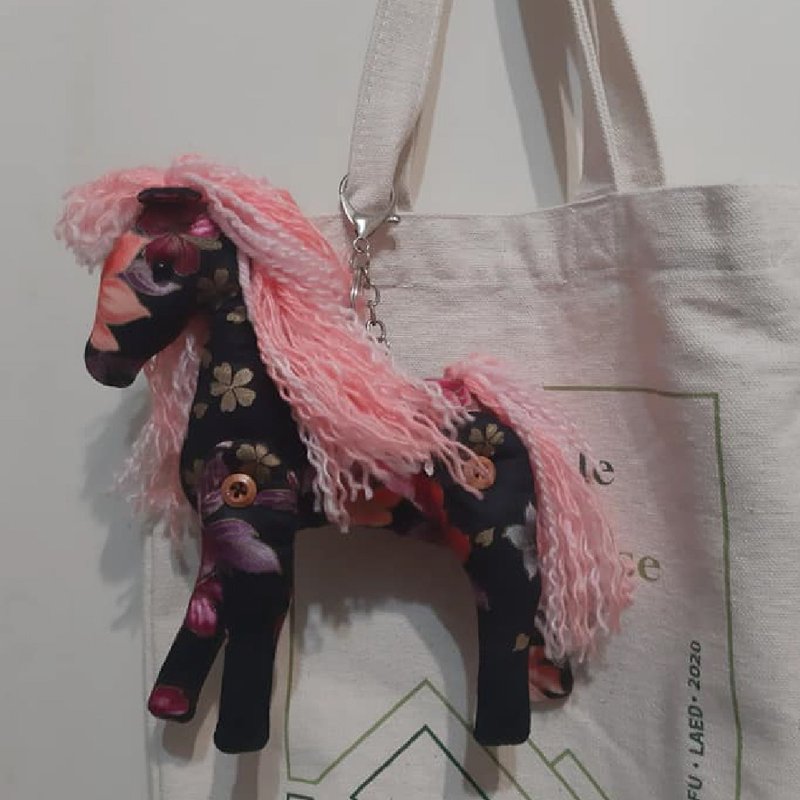 Rainbow unicorn - Stuffed Dolls & Figurines - Cotton & Hemp Black