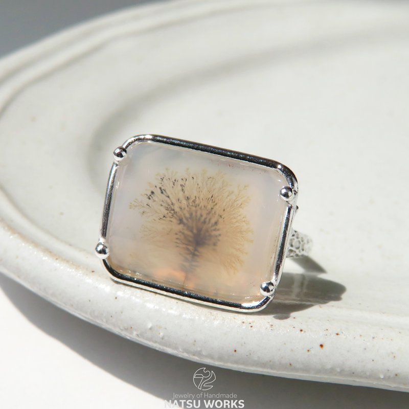 デンドリティック アゲート リング / Dendritic Agate Ring - 戒指 - 寶石 咖啡色