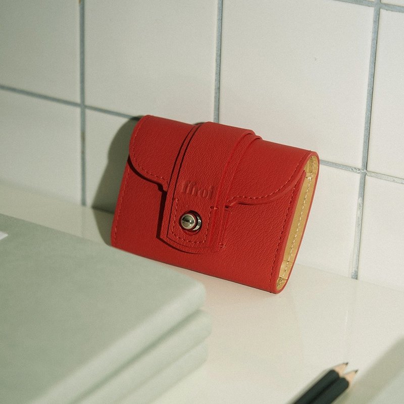 aver wallet_red / wallet / 7colors - 皮夾/長短夾/錢包 - 其他材質 紅色
