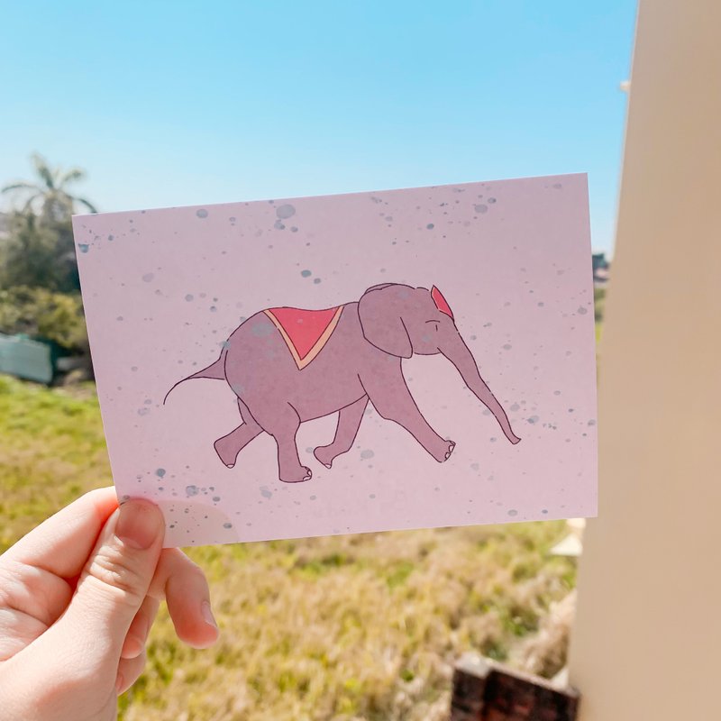 BE KIND of Elephant / 明信片 - 卡片/明信片 - 紙 