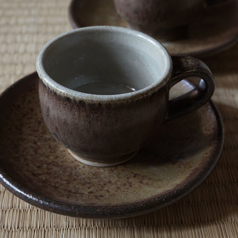 Mashiko ash glazed coffee cup set - Mugs - Pottery 