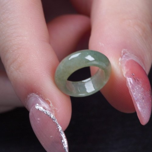 瓔珞珠寶盒 E.L.Jewelry Box 【萬事亨通】冰種翡翠戒圈吊飾| 天然緬甸玉翡翠A貨 | 送禮