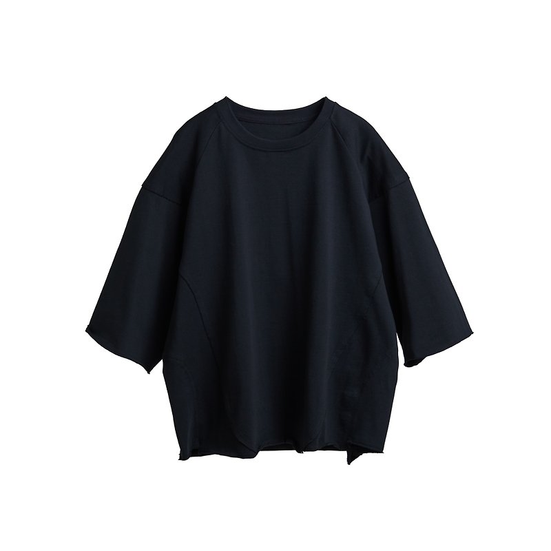 Splice Tee - Men's T-Shirts & Tops - Cotton & Hemp Black