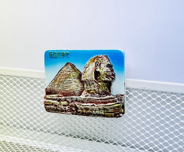 エジプトのスフィンクス ギザのピラミッド型ステレオマグネット +