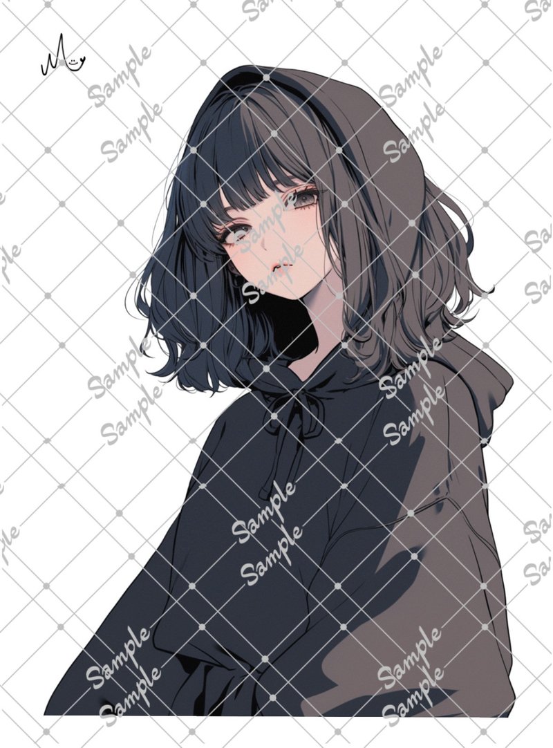 オリジナル人物ステッカー - 貼紙 - 紙 
