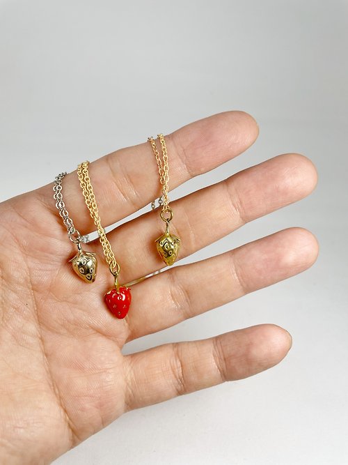 MAFIA JEWELRY Strawberry Miniature Necklace Available in 3 Colourways