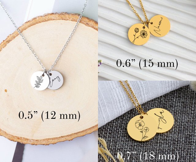 Custom jewelry tags (15mm / 0.6)