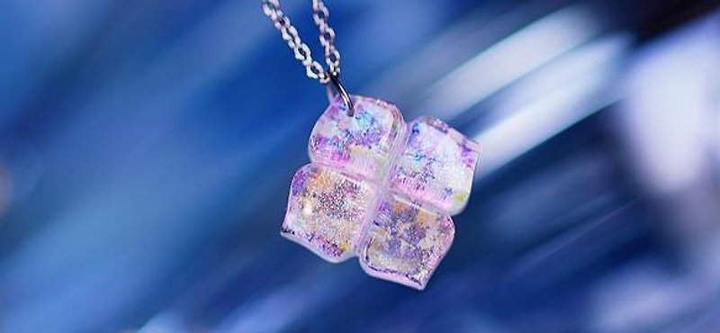 Four-leaf clover of happiness ~ Tokimeki ~ - Necklaces - Other Metals 
