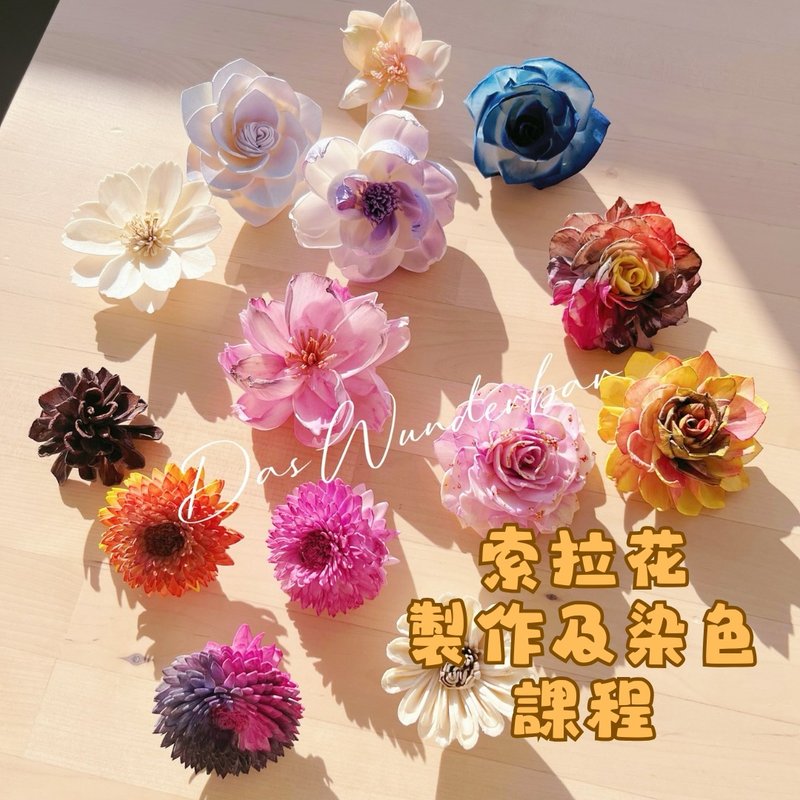 【香港花藝工作室】索拉花製作及染色課程 (可銜接證書課程) - 植栽/花藝 - 植物．花 