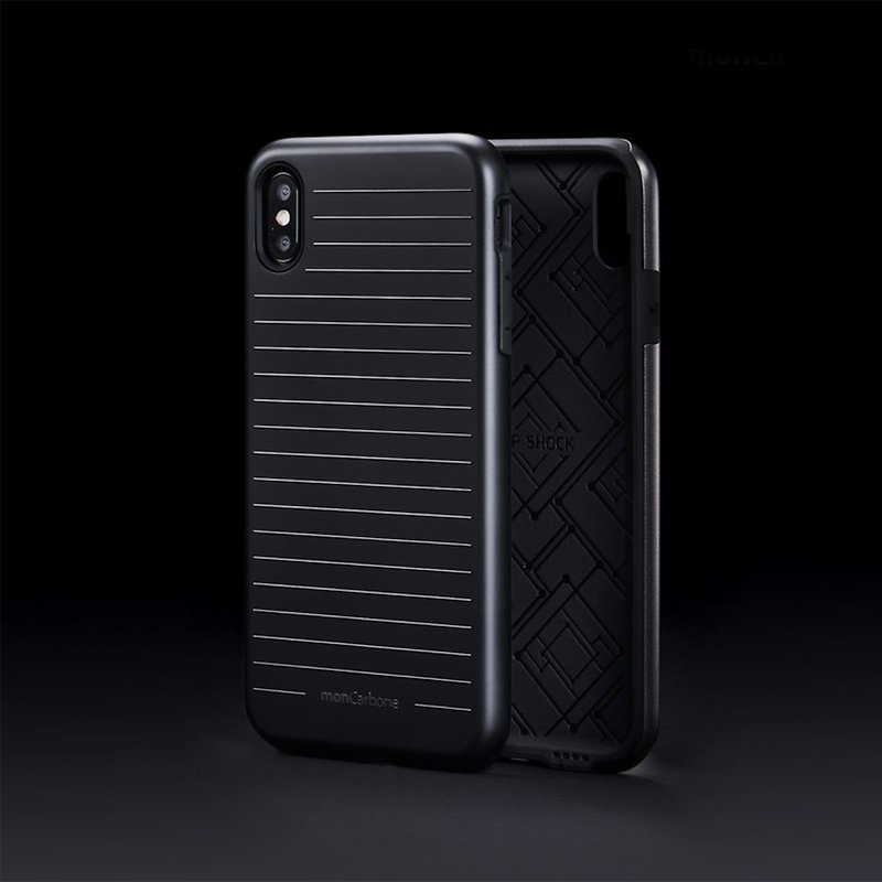 SOUNDUP Stealth Black CASE iPhone Xs / Xs Max - เคส/ซองมือถือ - คาร์บอนไฟเบอร์ สีดำ