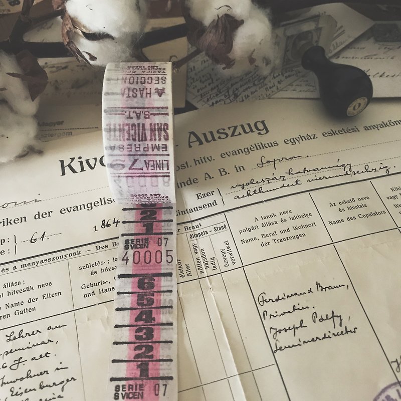 The final quantity of the entire volume of the Argentine Court antique train ticket sold - Other - Paper 