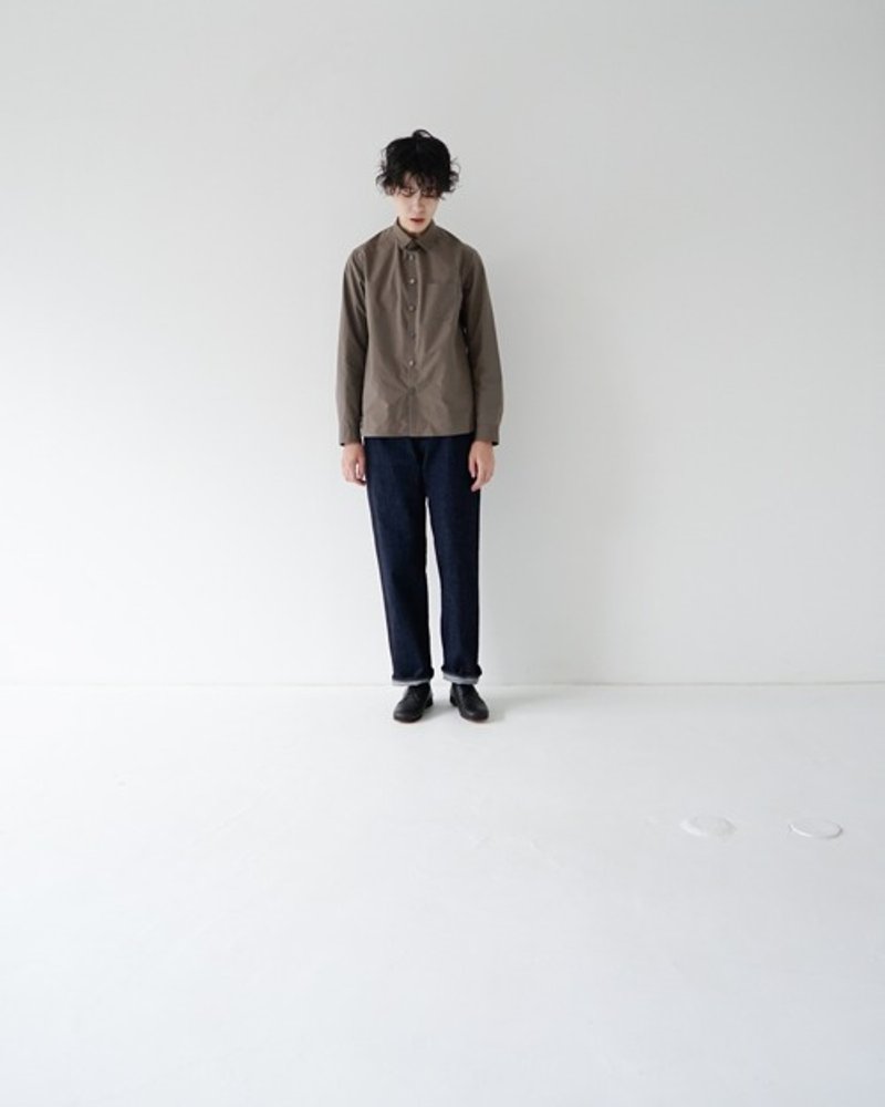 Egyptian cotton Giza cotton shirt/giza88cotton/standard shirt/dusty olive - เสื้อผู้หญิง - ผ้าฝ้าย/ผ้าลินิน 