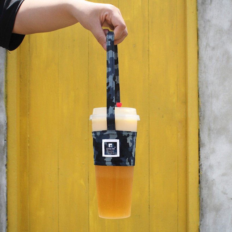 Chuyu 迷彩杯套式飲料杯提袋/環保杯套/手提飲料袋 - 飲料提袋/杯袋/杯套 - 防水材質 多色