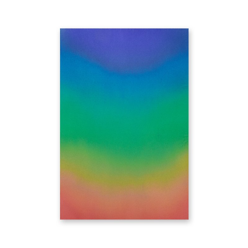 【spectrum】abstract painting - gradation, modern art - Posters - Acrylic Multicolor