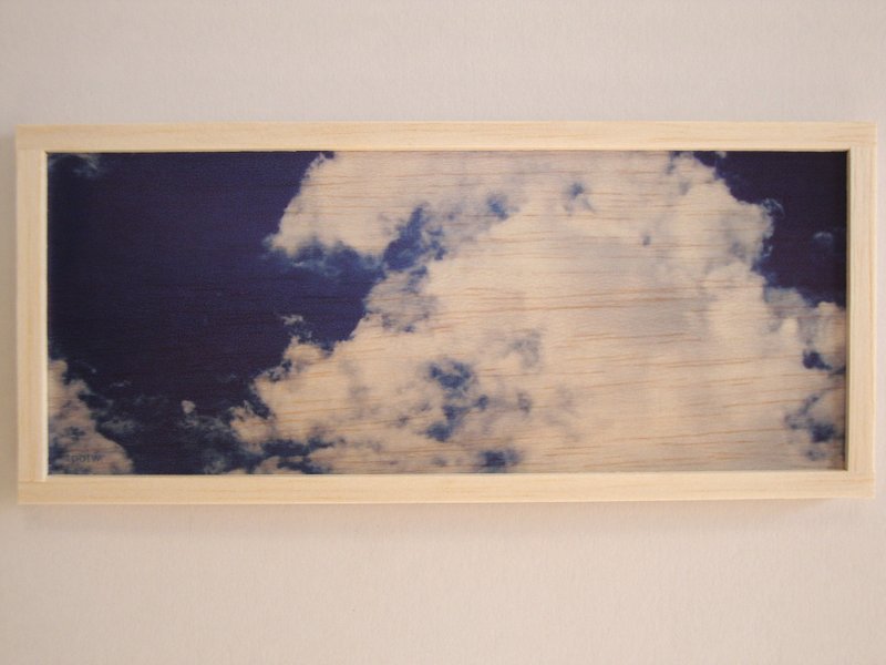 blue sky 6 - Wall Décor - Wood Blue