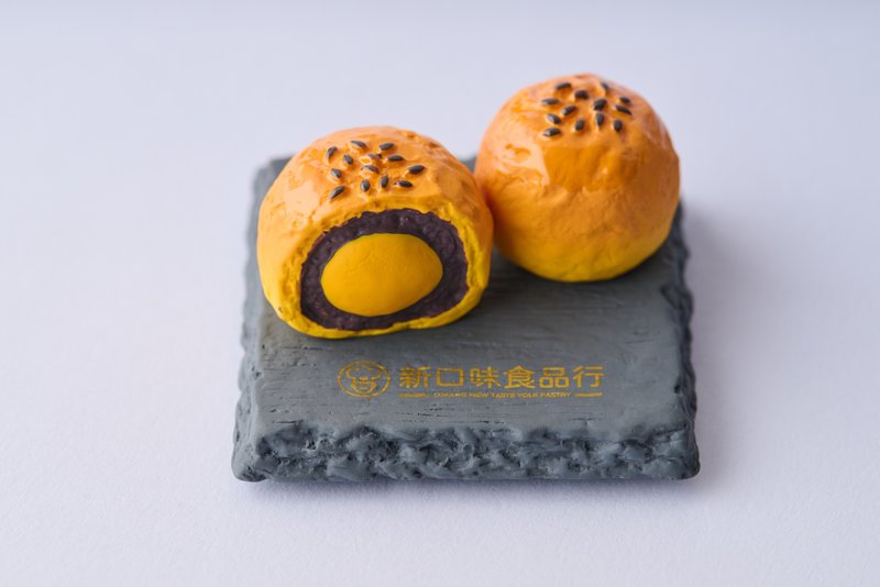 新口味蛋黃酥 立體造型磁鐵 - 磁鐵 - 樹脂 