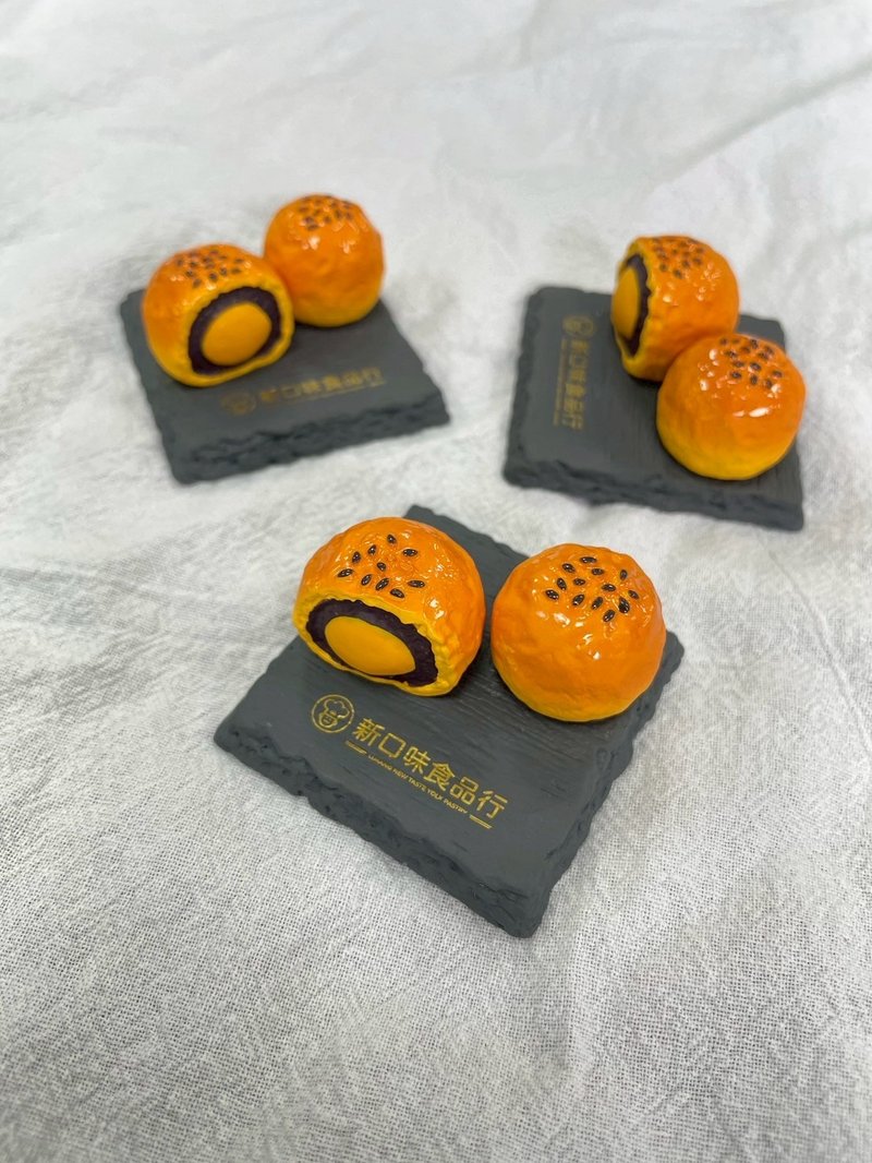 【クリスマスギフト】新フレーバー月餅 立体マグネット - マグネット - レジン 
