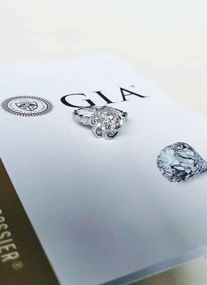 30 points wedding diamond ring design - General Rings - Gemstone Silver