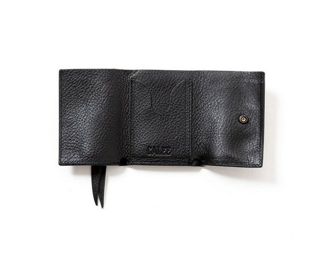 calee革財布 CALEE - STUDS LEATHER INTERNAL FLEX FRAME TYPE MULTI WALLET