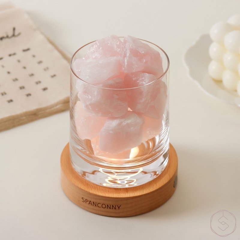 魅力人緣 | 粉水晶 | 水晶氣氛燈 - 擺飾/家飾品 - 水晶 粉紅色