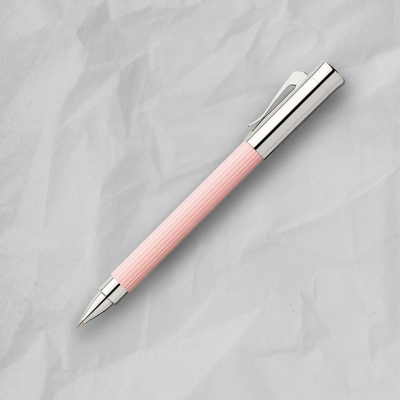 【Graf von Faber-Castell】Tamitio Classic Original Striped Ballpoint Pen-Pink - ปากกาหมึกซึม - โลหะ สึชมพู