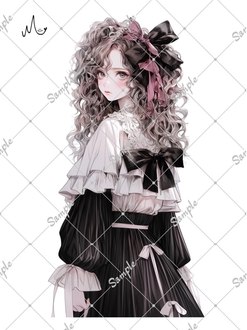 オリジナル人物ステッカー - 貼紙 - 紙 