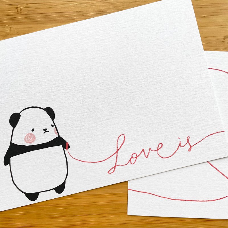 Lover I want to say to you - love is...heart card - Cards & Postcards - Paper White