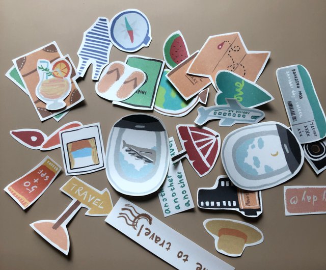 Travel Sticker Set