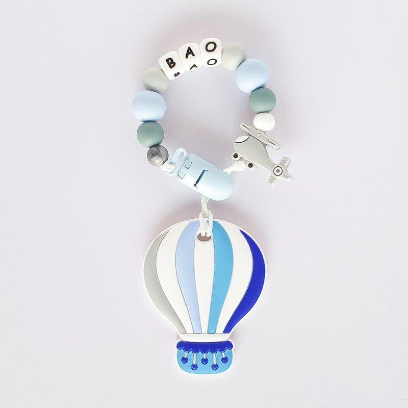 Customized 27 cm helicopter blue hot air balloon teeth fixing device - Kids' Toys - Other Materials Blue