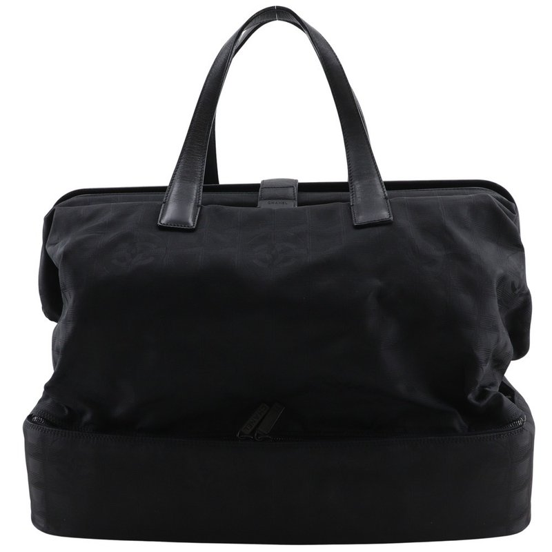 【日本直送】シャネル CHANEL ニュートラベルライン ボストンバッグ A15960 ナイロンキャンバス 黒 レディース【中古】 - 手提包/手提袋 - 尼龍 黑色
