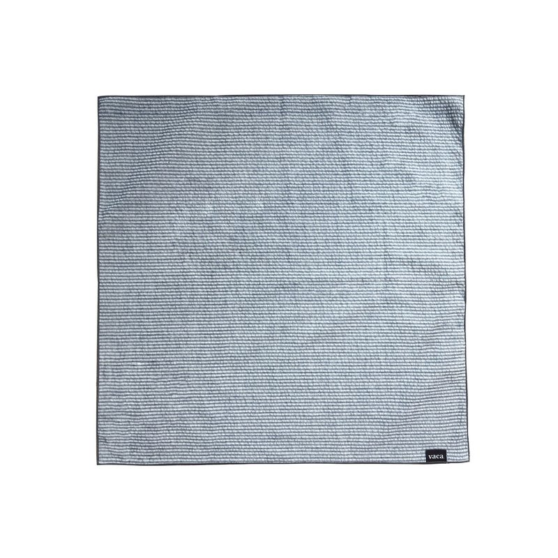 SEERSUCKER STRIPE SCARF - 絲巾 - 其他材質 灰色