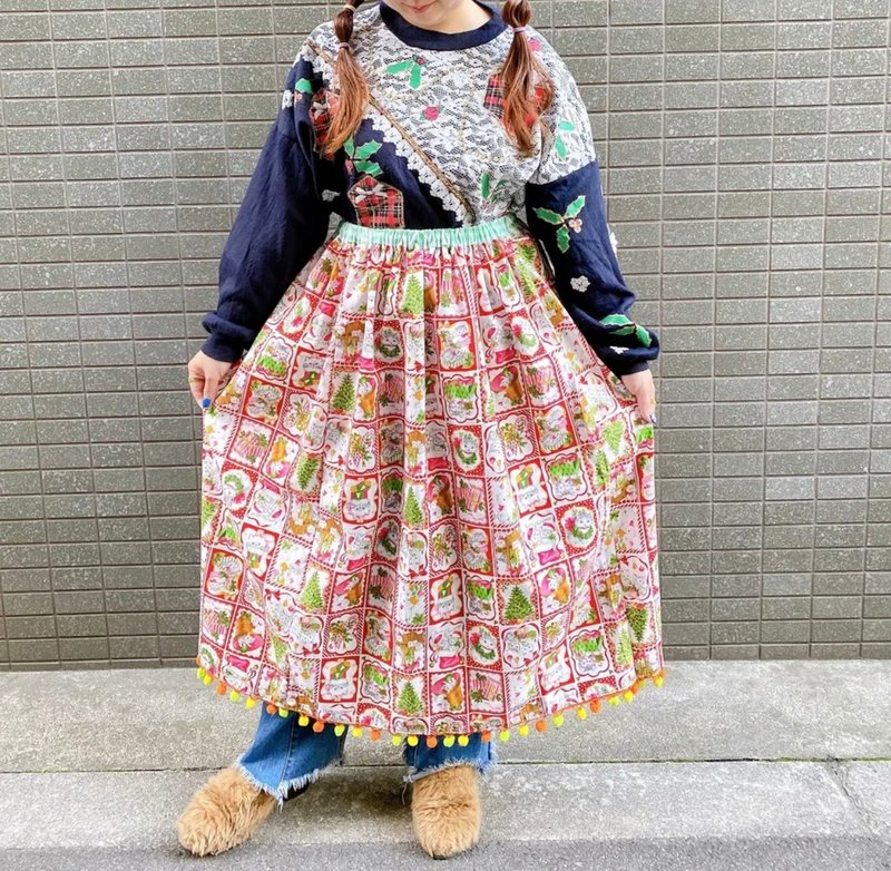 ヴィンテージスカート - 裙子/長裙 - 棉．麻 