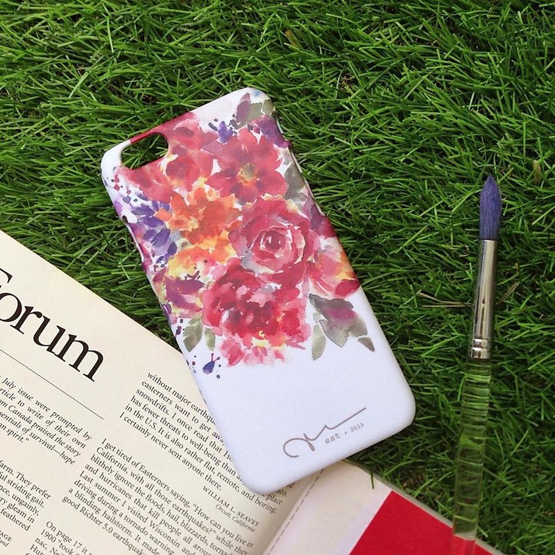 case flower collection - 平板/電腦保護殼/保護貼 - 塑膠 紅色