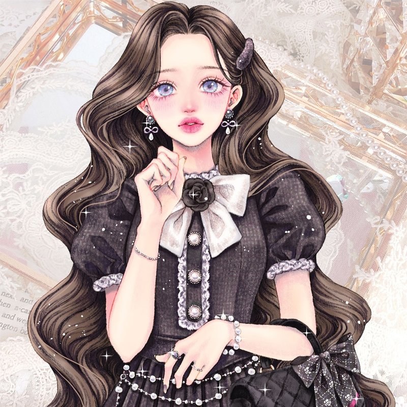 Sharon sticker (2color) - 貼紙 - 紙 