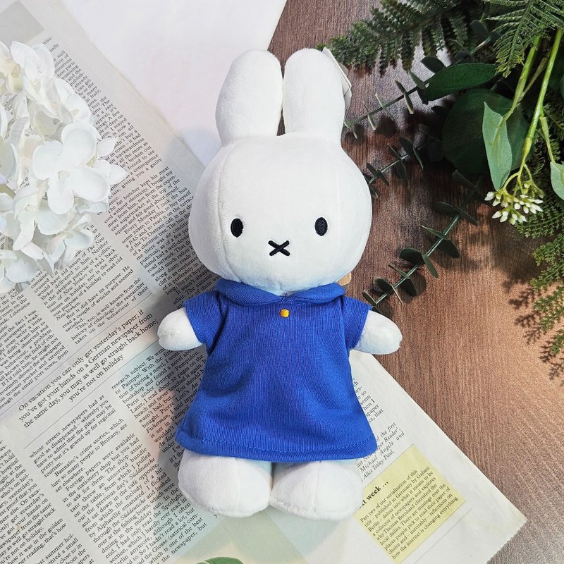 【新年送禮】 Miffy米菲兔填充玩偶-經典藍 24cm - 玩偶/公仔 - 聚酯纖維 藍色