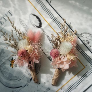 プリザーブドフラワーは、花を乾燥させた花を不死化。新郎/花婿の付添人花嫁介添人/結婚式職務、コサージュの幸福
